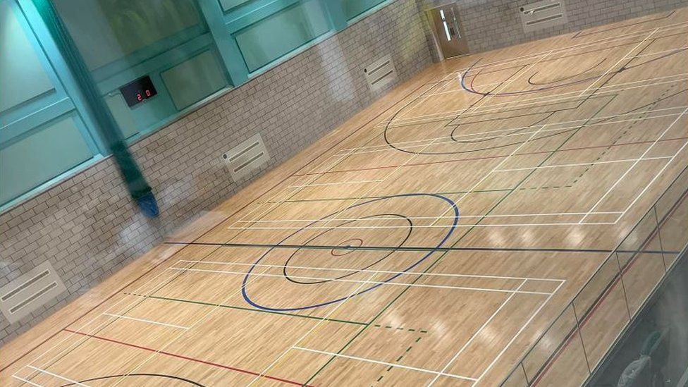 The new sports hall at the Roundhouse