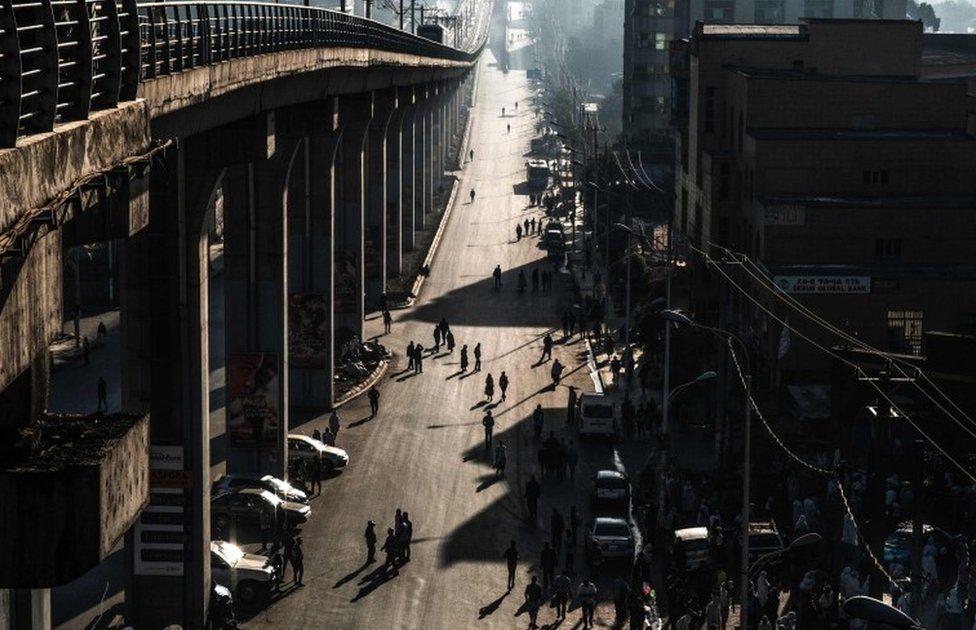 Addis Ababa on 3 February, the city's third Car Free Day
