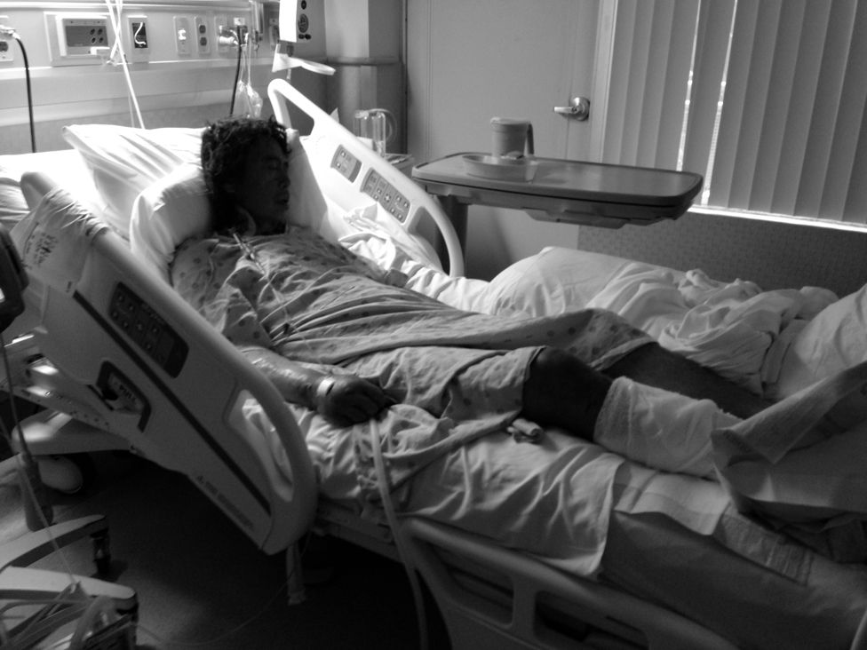 Diana Kim's father in hospital October 20, 2014