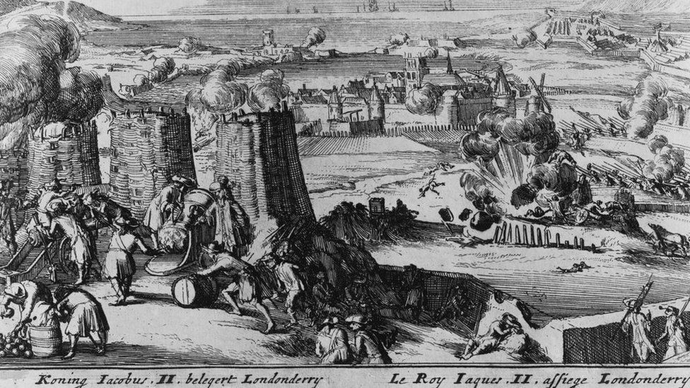 Woodcut of the Siege of Londonderry
