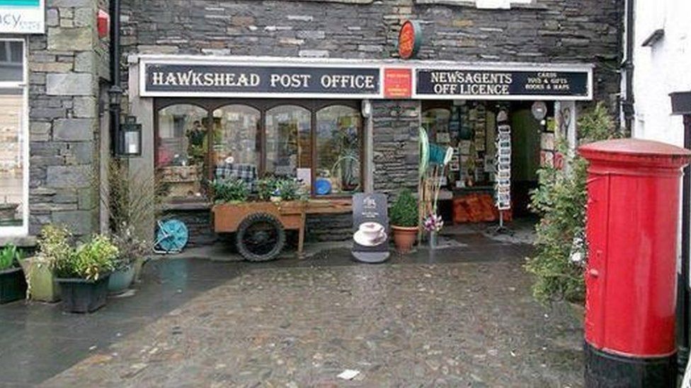Tony Downey's former Post Office in Hawkshead