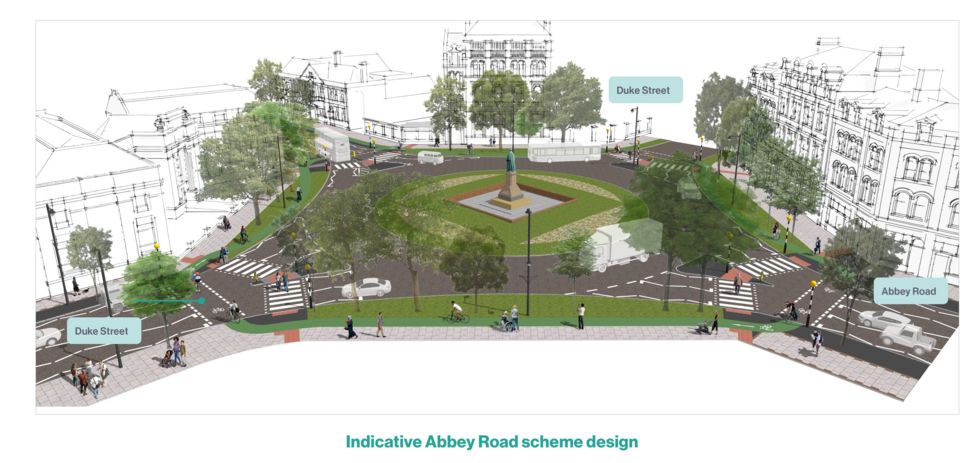 Barrow cycle routes: Work begins ahead of construction - BBC News