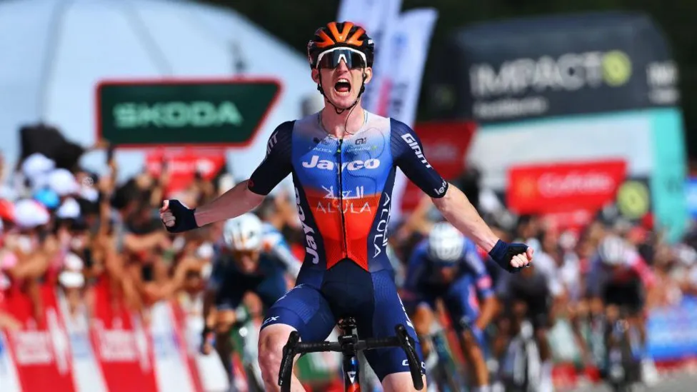 Irish Cyclist Dunbar Triumphs in Vuelta Stage 11.