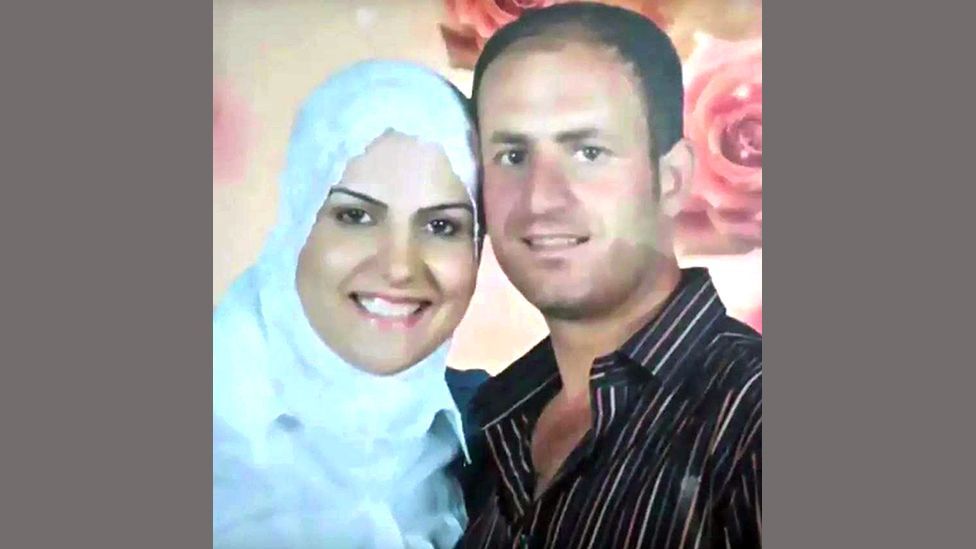 Bassem Choukair with his wife Nadia, who also died in the fire