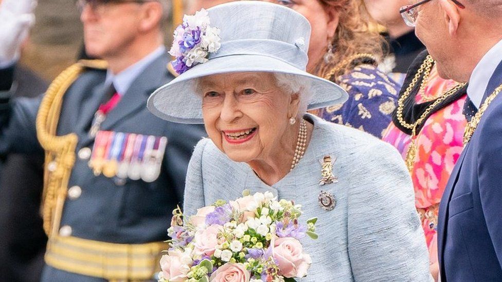The Queen attends the Ceremony of the Keys at the Palace of Holyroodhouse in Edinburgh in June 2022
