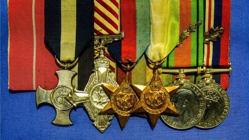 Medals awarded to Captain Eric "Winkle" Brown