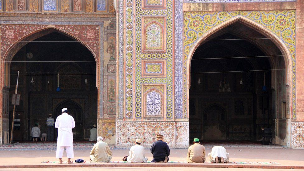 Mosque in Lahore, Punjab, Pakistan