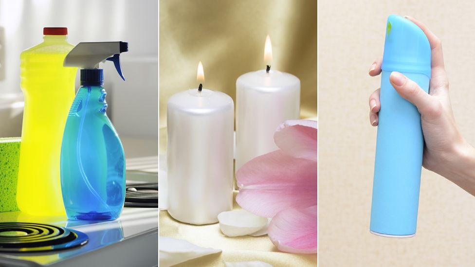 Cleaning products; scented candles; air freshener