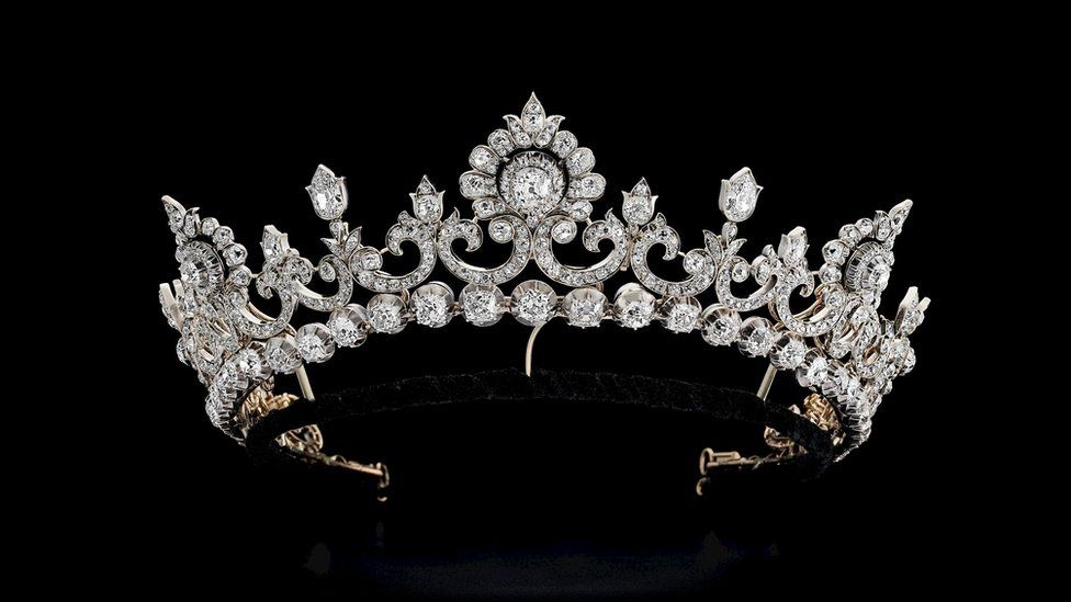 Anglesey Tiara being sold by Hancocks London at the TEFAF fair in Maastricht, Netherlands