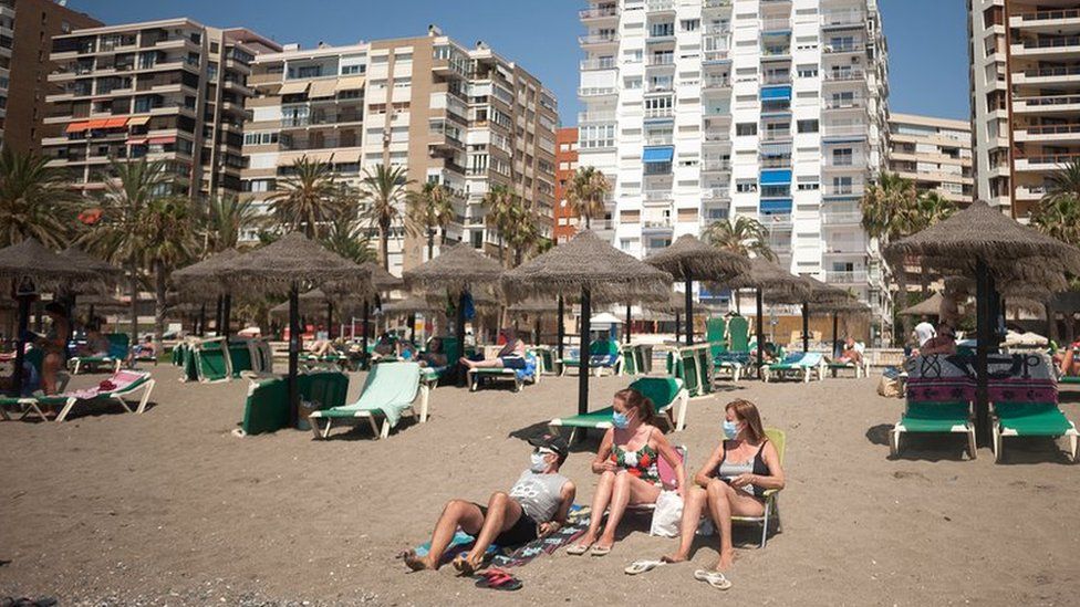 Spanish beach