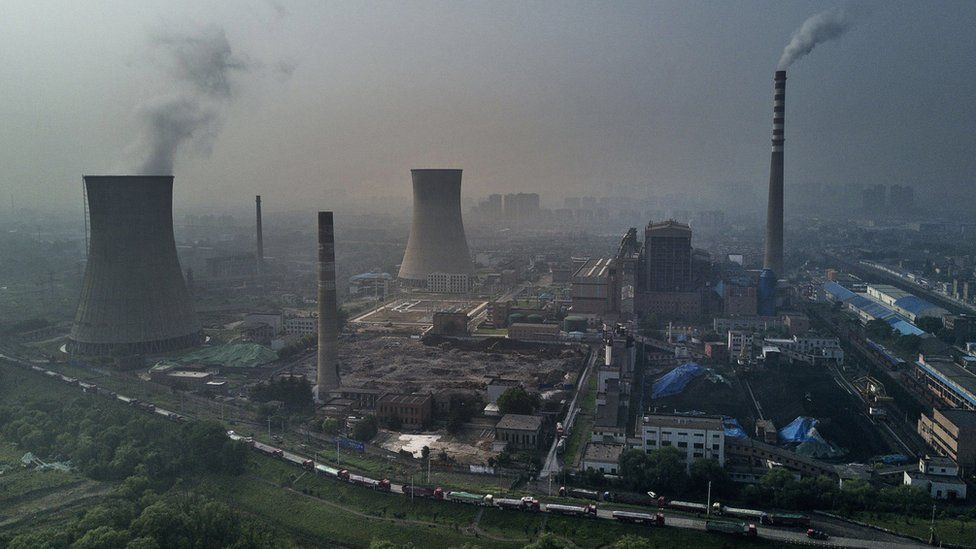 coal fired plant china