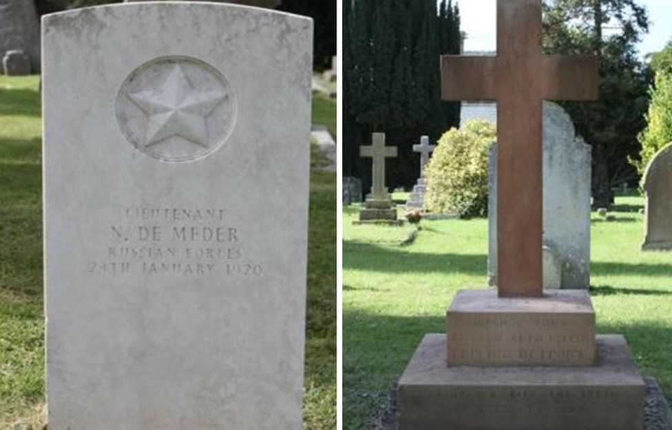 Newmarket Graves Hold The Story Of Russian Troops Trained In UK BBC News