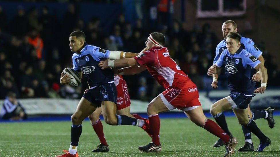 Cardiff playing Scarlets