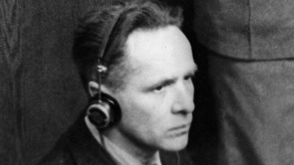 Höss during the Nuremberg trials