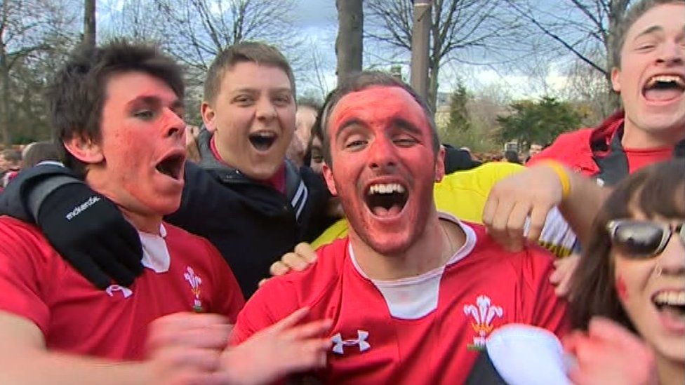 Welsh fans in 2012
