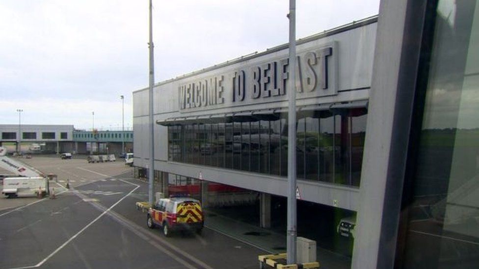 More security lanes to be installed at Belfast Airport BBC News
