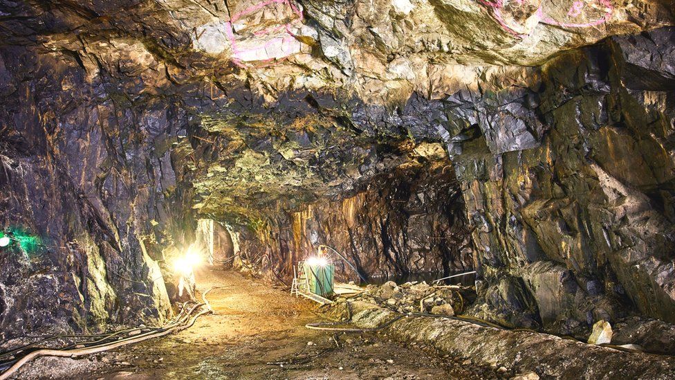 Caverns beneath the Swedish city of Västerås