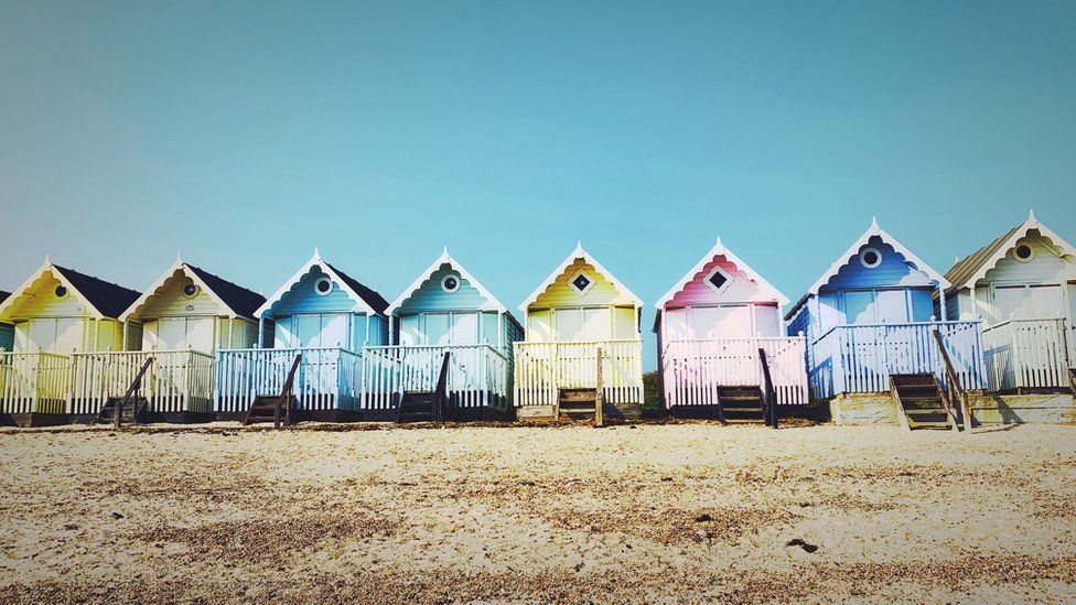 Beach huts. Credit: Eliza Rodger-Brown/ (@elizarb65