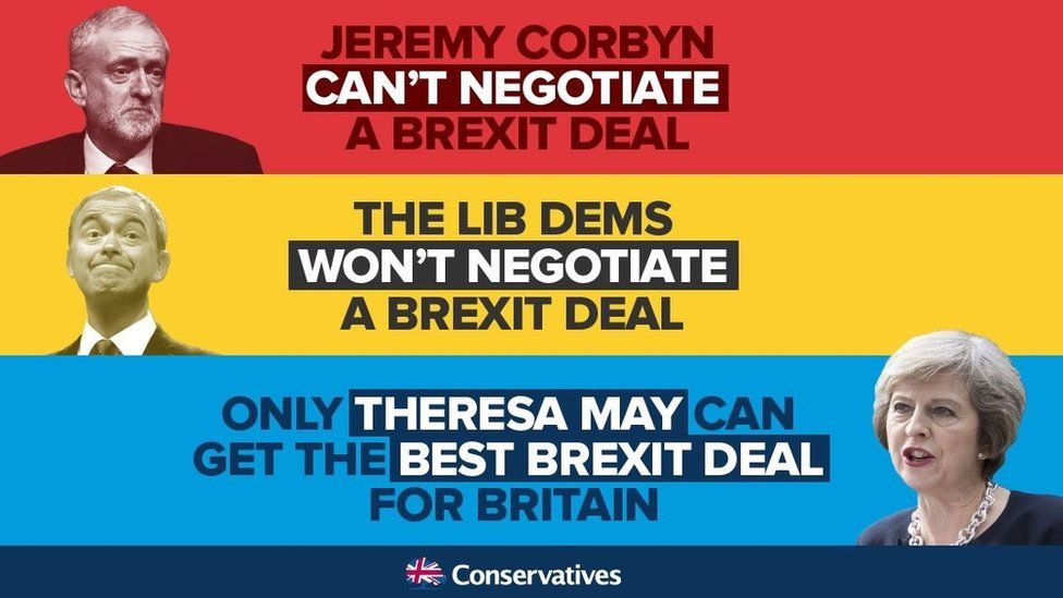 A Conservative attack ad, focusing on Brexit