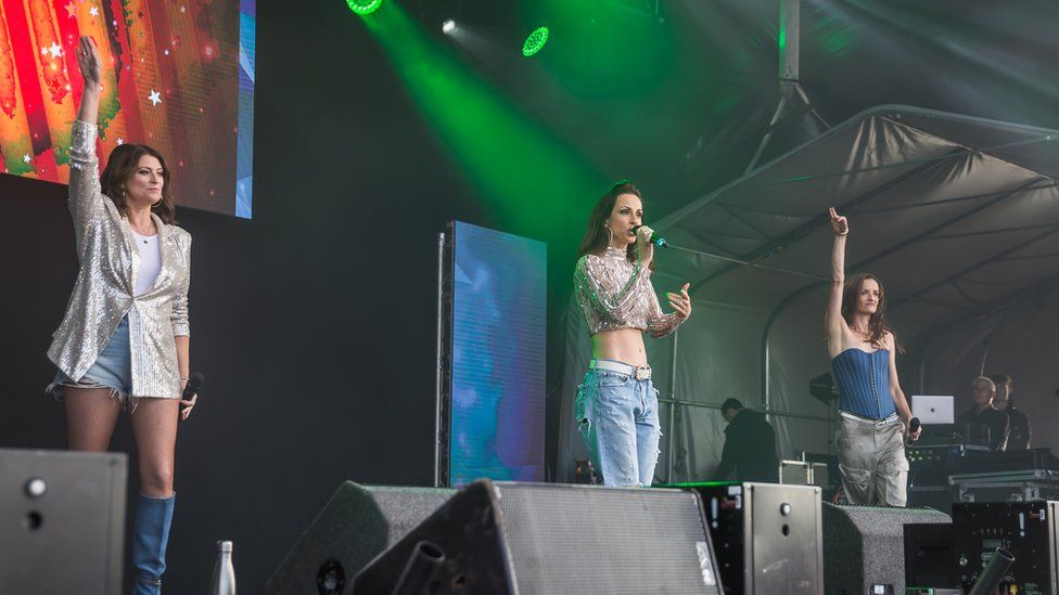 B*witched were also on stage at this year's event