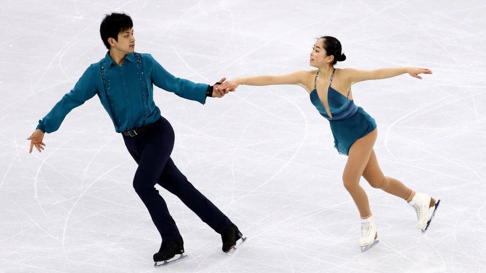 Winter Olympics: Yuri On Ice performed by Japanese skaters - BBC News