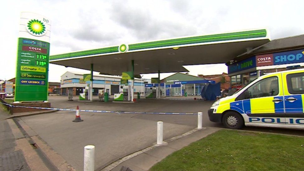 Coventry stabbing Man attacked at petrol station BBC News