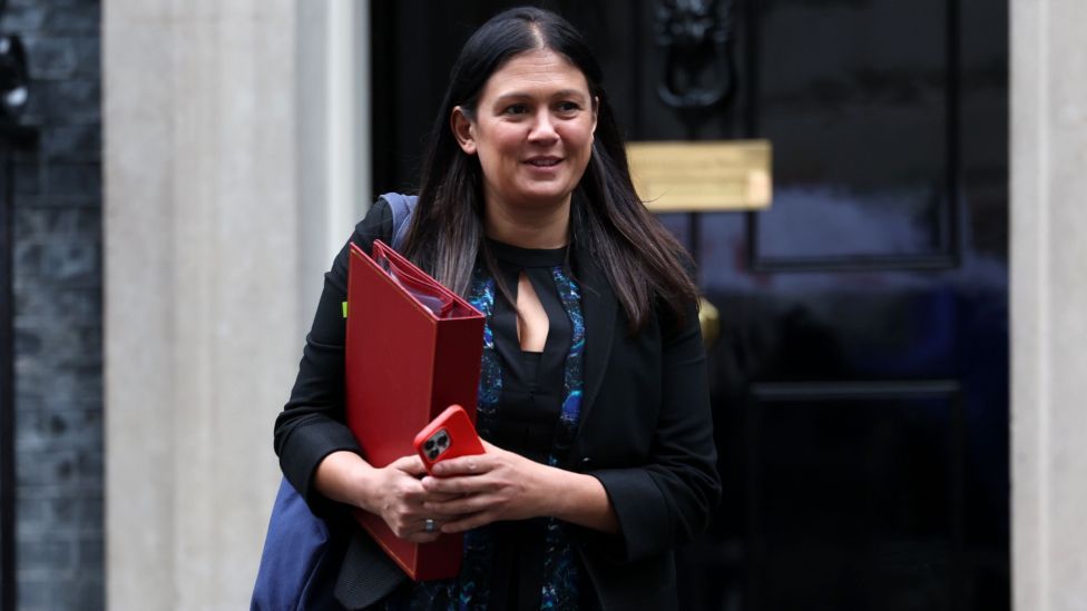 Britain's Culture Secretary Lisa Nandy leaves the first meeting of the Cabinet of the new Labour government in Downing Street, London, Britain, 06 July 2024. Keir Starmer became the country's new prime minister on 05 July, after his party won a landslide victory in the general election. Prime Minister Starmer chairs his first Cabinet, London, United Kingdom - 06 Jul 2024