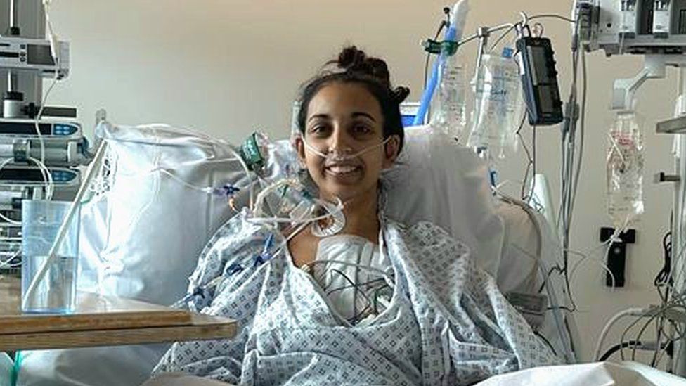 Sanjana Kochhar following her transplant
