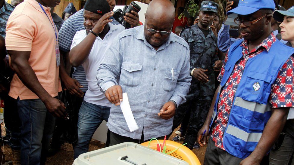 Akufo votes