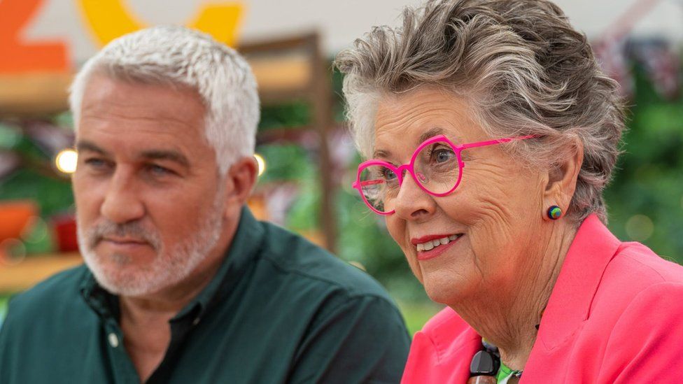 Paul Hollywood and Prue Leith on The Great British Bake Off