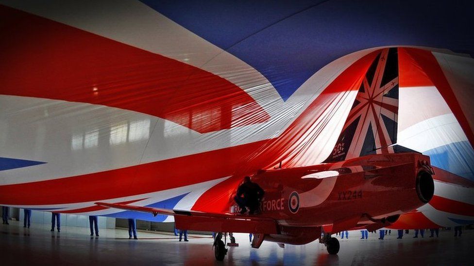 Image of Red Arrows jet