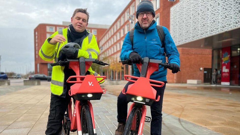 Nik Johnson and Chris Boardman