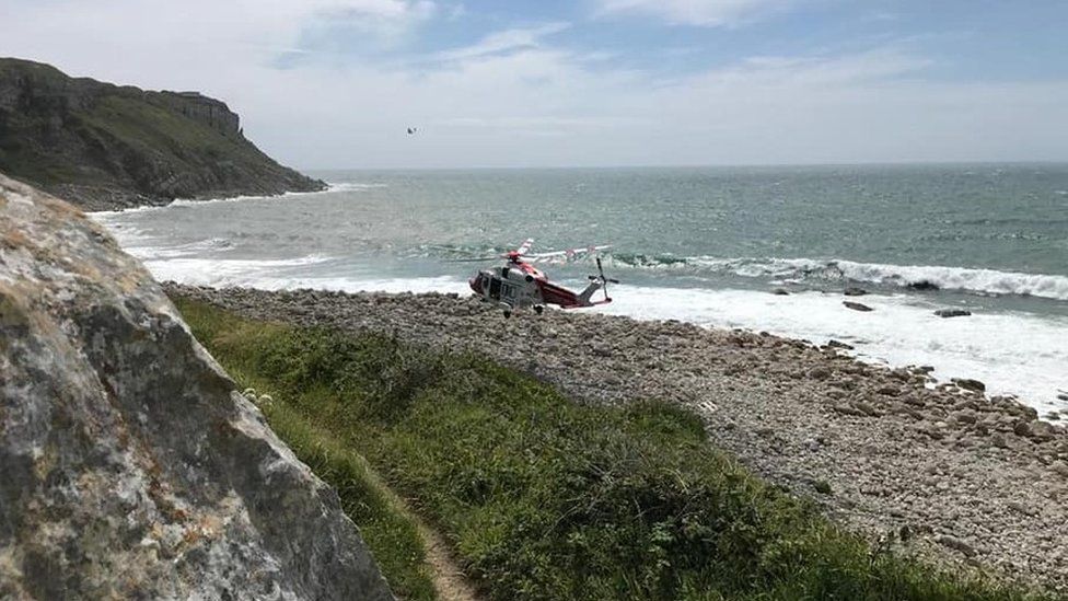 Blacknor Point rescue