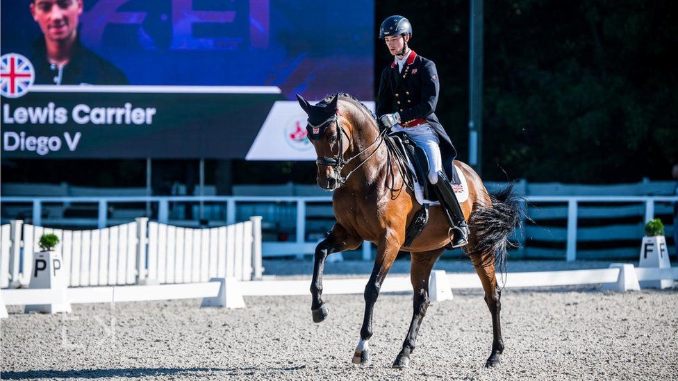 International dressage rider Lewis Carrier