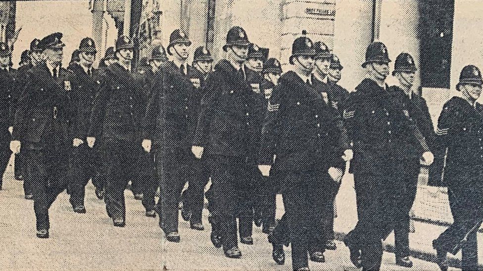 Policemen at Coronation of Elizabeth II