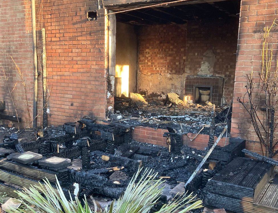 Barbecue Fire Leaves Two Little Walden Families Homeless - BBC News