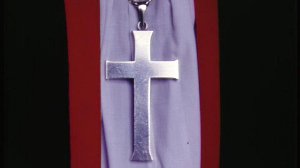Bishop's cross pendant