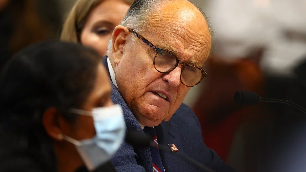 Trump says lawyer Rudy Giuliani has Covid-19