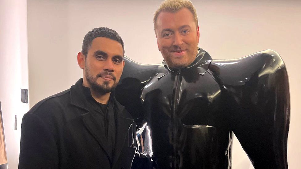 Harri The Designer Behind Sam Smiths Inflatable Brit Awards Suit Bbc News 