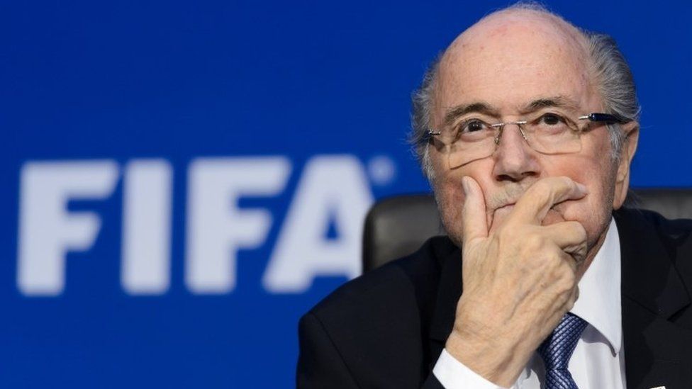 Sepp Blatter at Fifa headquarters in Zurich (20 June 2015)