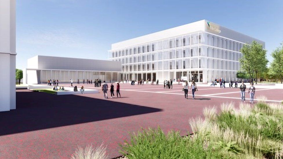 CGI of new learning campus in Dunfermline