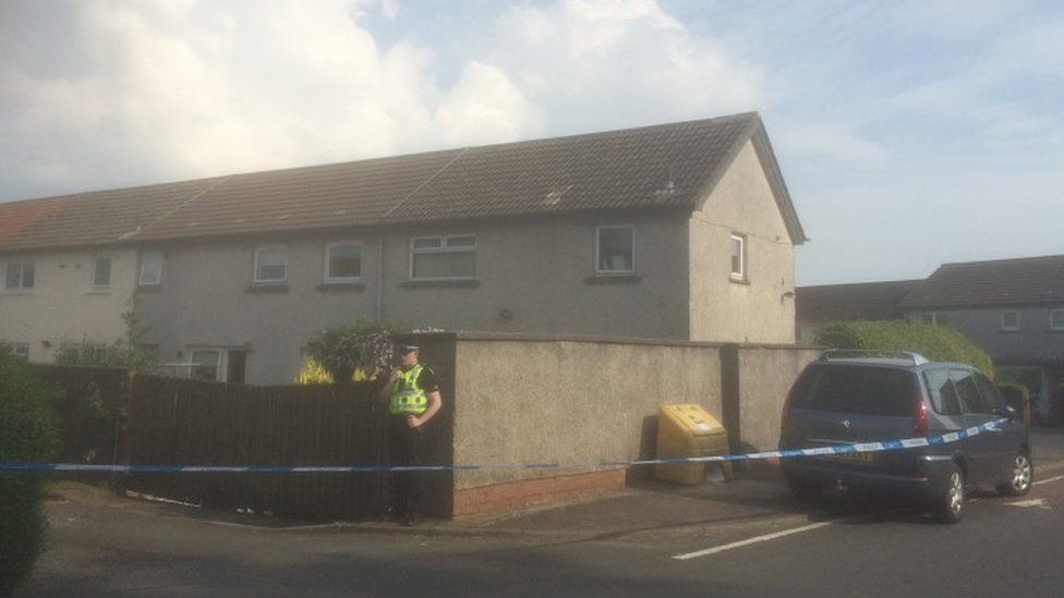Police at house in Crusader Crescent