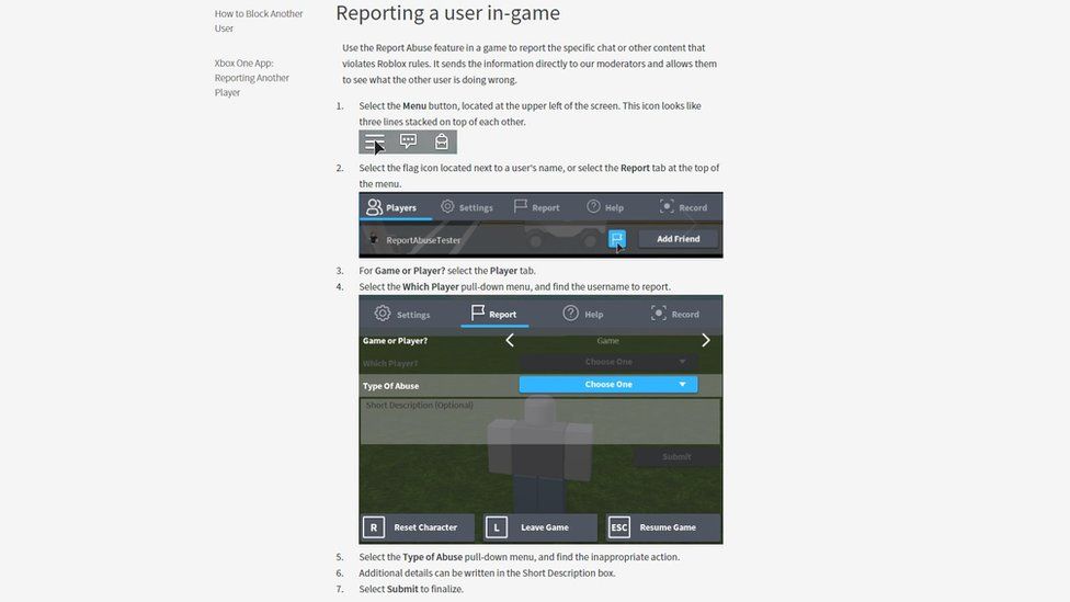 why do roblox reports not work