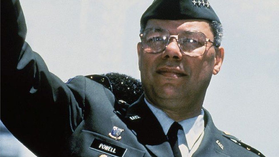 Colin Powell in the army