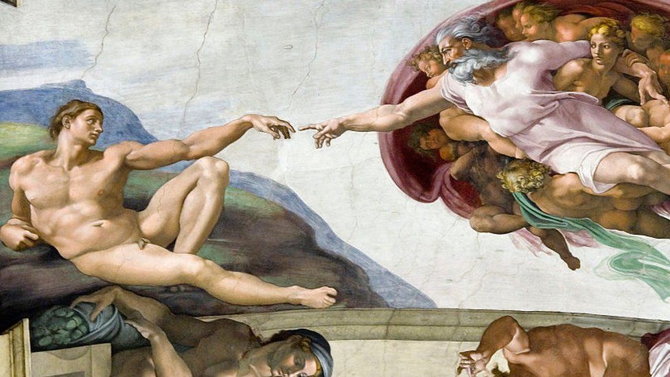 Michaelangelo's Creation of Adam