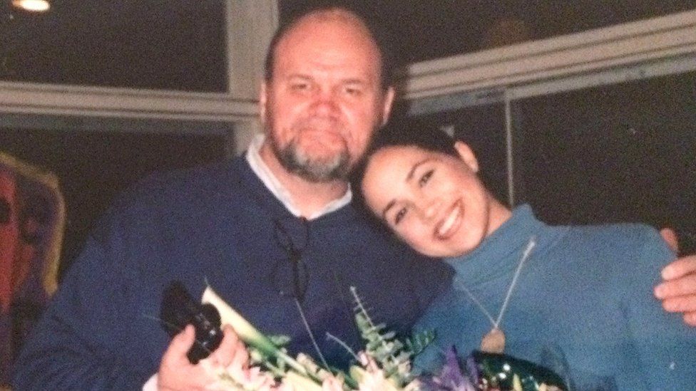 Thomas W Markle with his daughter Meghan Markle. Thomas W Markle is the father of the actress Meghan Markle