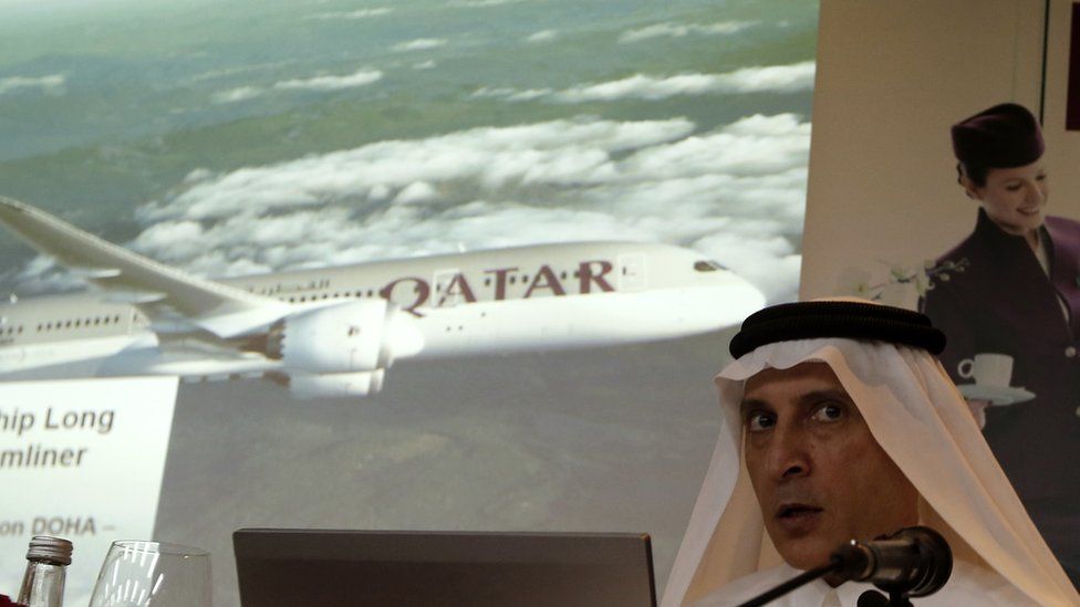 Qatar Airway's Chief Executive Akbar al-Baker