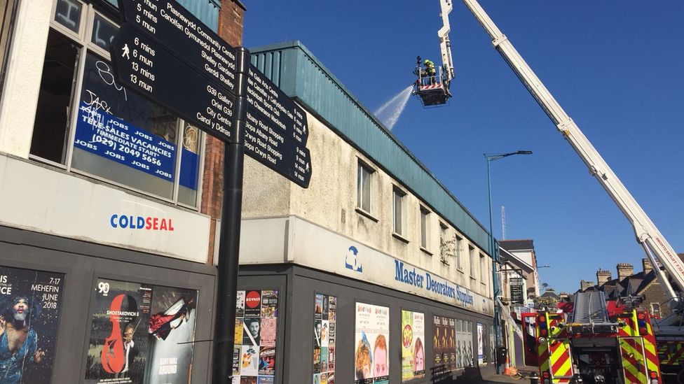 Second Fire In Two Days On City Road, Cardiff - BBC News