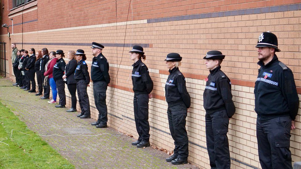 Warwickshire Police officers