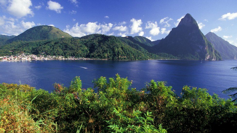 A stock image of St Lucia